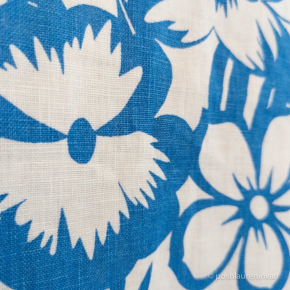 Boden Lathbury Linen Pencil Skirt  *NWT* – Blue / Floral – US 8 - Picture 5 of 15